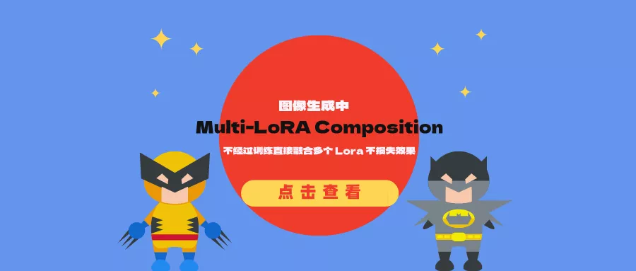 Multi-LoRA Composition:不经过训练直接融合多个 Lora 不损失效果