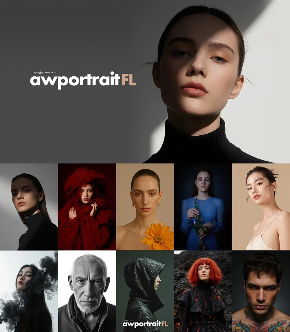 AWPortrait-FL:基于FLUX.1-dev 的人物微调FLUX模型
