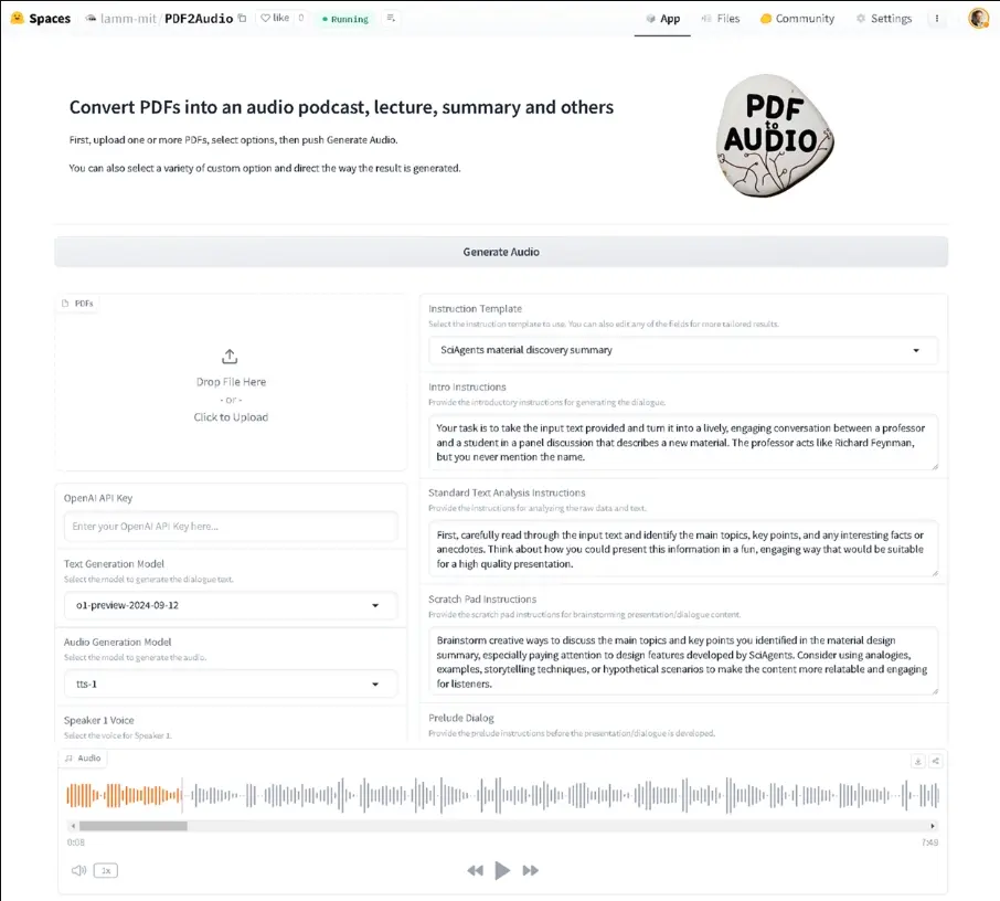 PDF2Audio