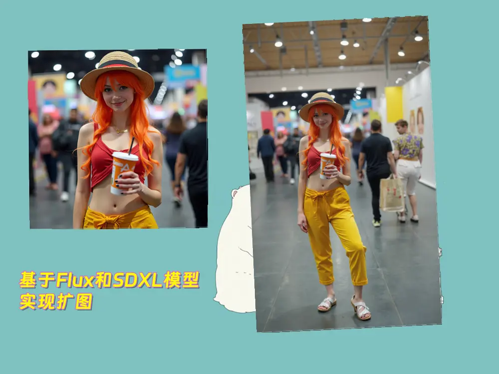 Flux Outpaint Pro:基于SDXL和Flux模型来实现扩图的ComfyUI工作流