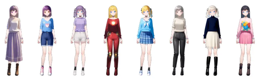 Textoon:基于文本描述生成Live2D格式2D卡通角色的创新方法
