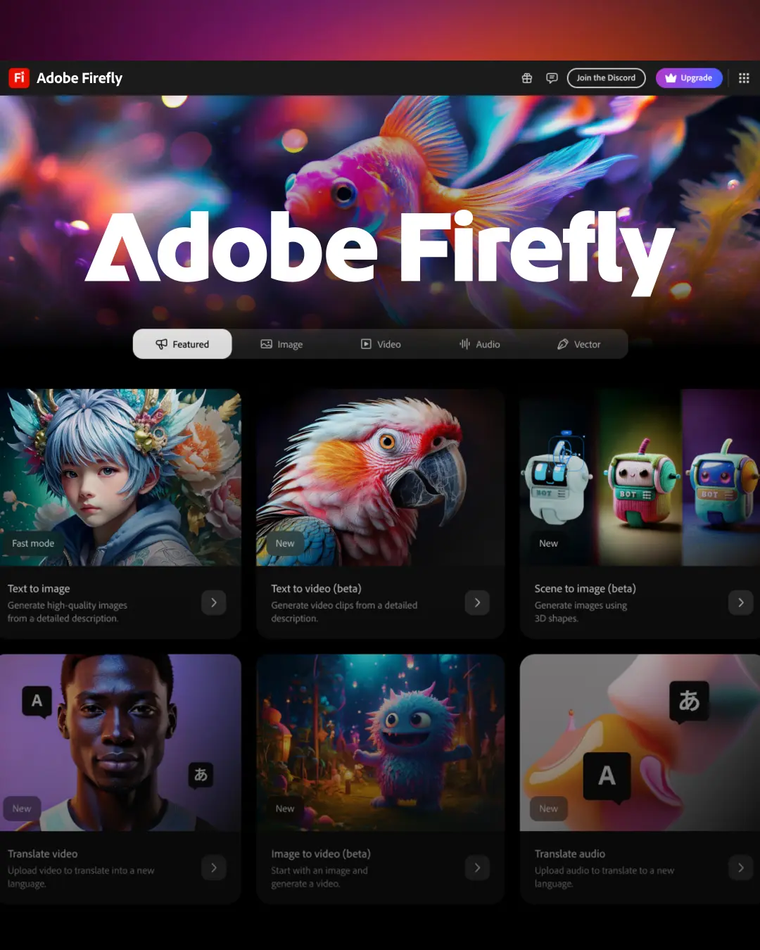 Adobe 推出全新 Firefly 应用程序，扩展生成式 AI 产品线