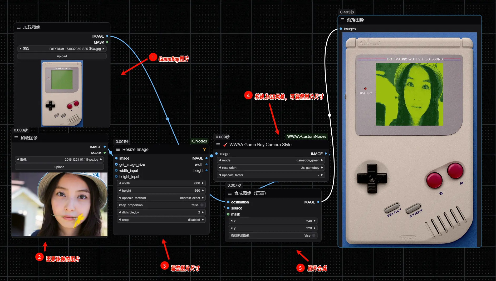 将图片转换为Game Boy风格图片