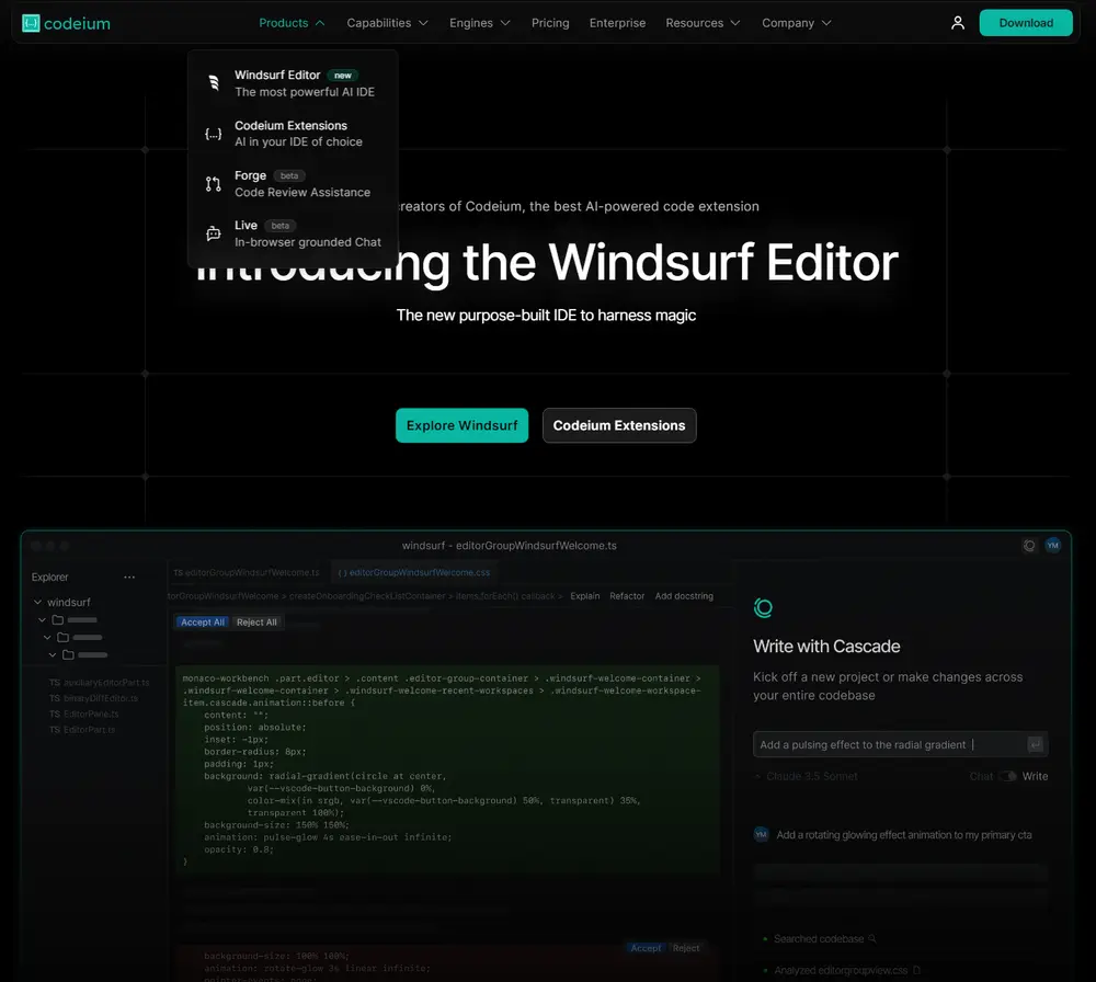 AI 编程初创公司Codeium 新一轮融资估值接近 30 亿美元，AI编程领域竞争加剧