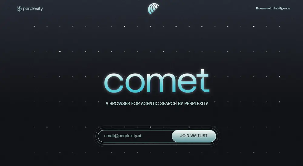 Perplexity旗下Comet浏览器:AI驱动的自主网络代理即将上线