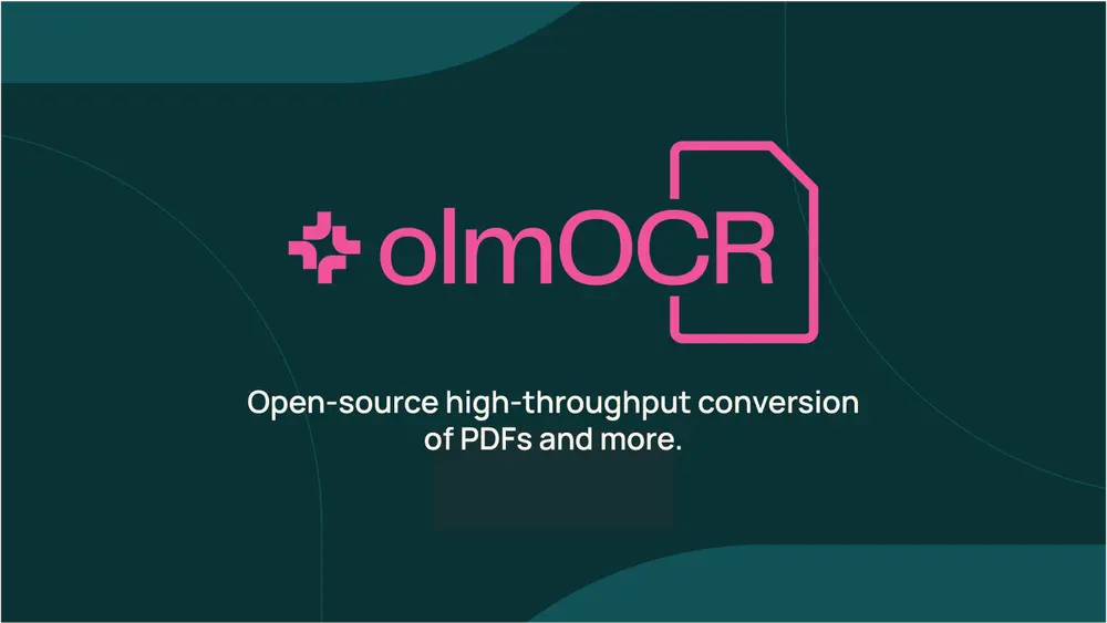 艾伦AI研究所推出 olmOCR：高性能的 PDF 和文档图像文本提取工具包