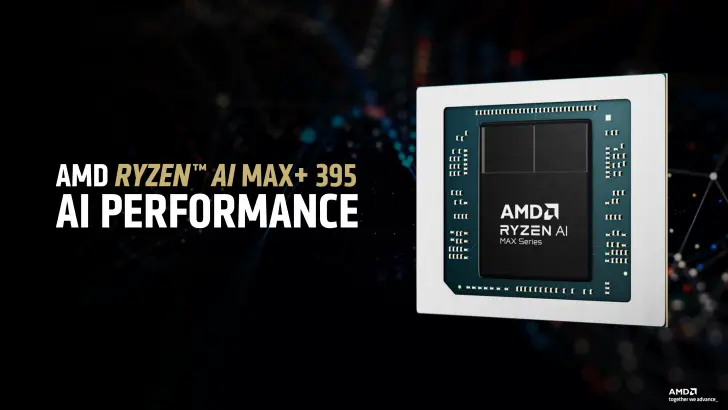 AMD最新顶级APU 锐龙AI Max+ 395，性能表现比英伟达RTX 5080 高出 3 倍以上
