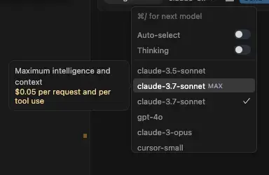 Cursor 推出的超强代码处理模型Claude Max