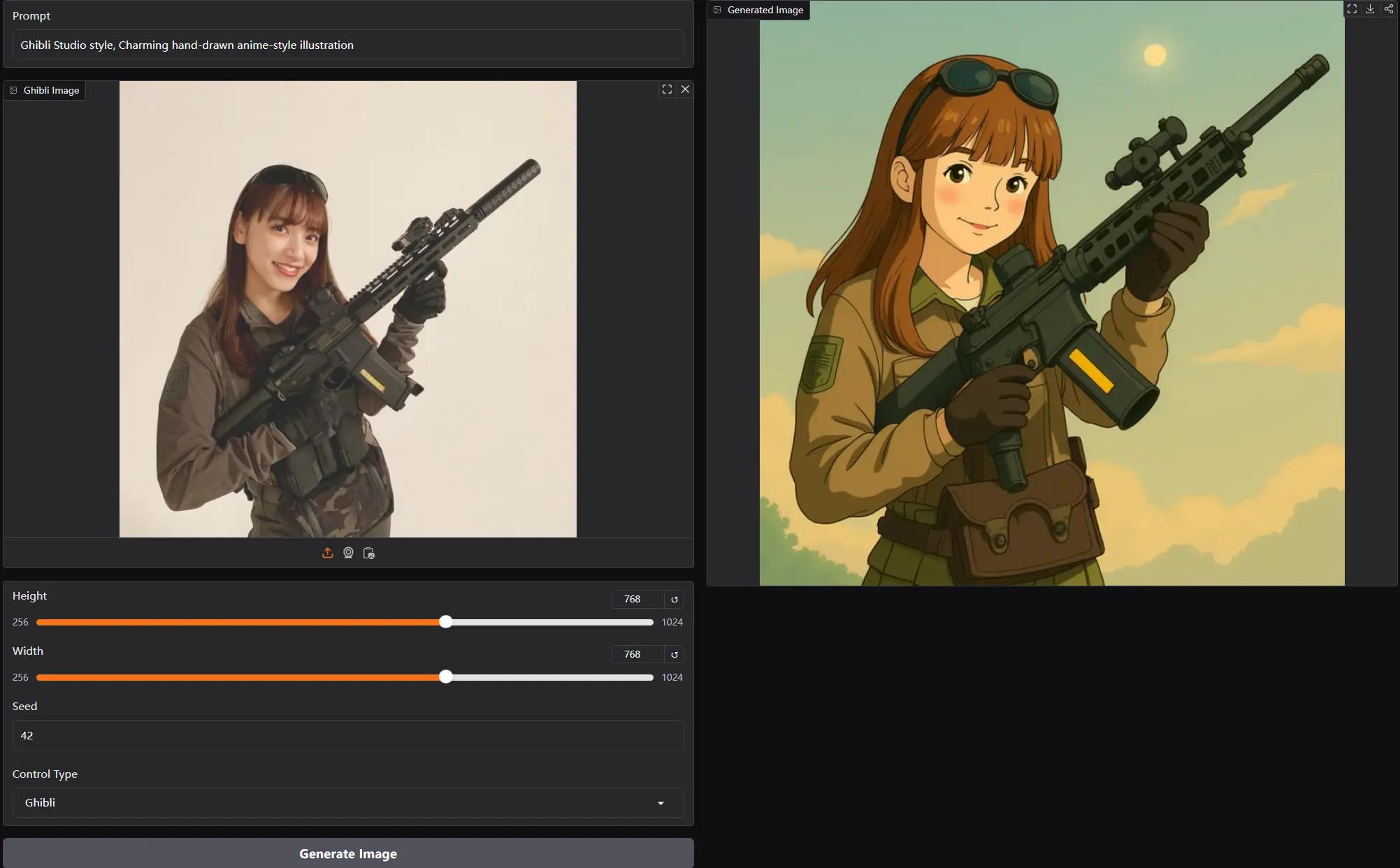 吉卜力风格图像转换