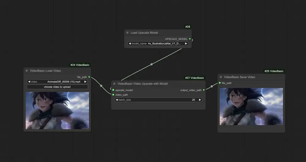 ComfyUI VideoBasic：解决 ComfyUI 中因一次性加载视频所有帧而导致的显存不足而设计的节点