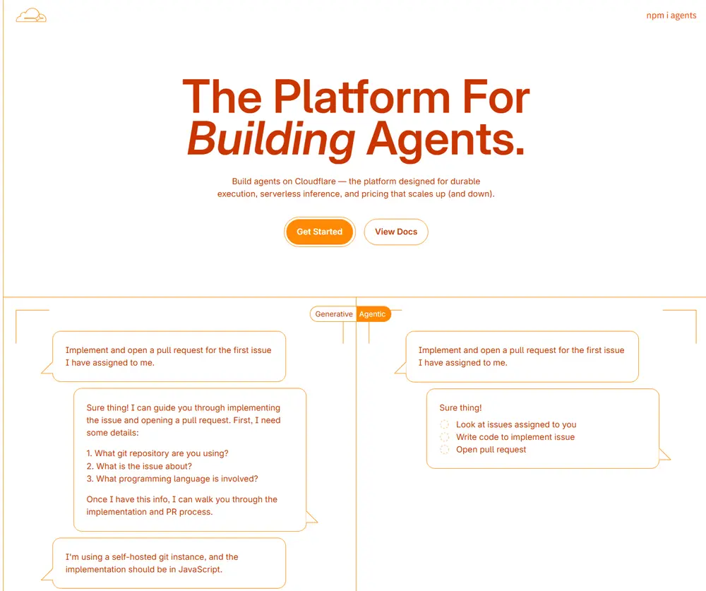 Cloudflare Agents SDK