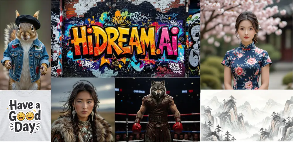 智象未来开源全新的170 亿参数图像生成基础模型HiDream-I1