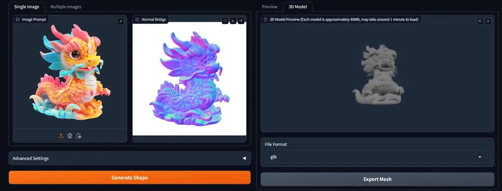Hi3DGen:通过法线图作为中间表示,从二维图像生成高保真度的3D几何模型