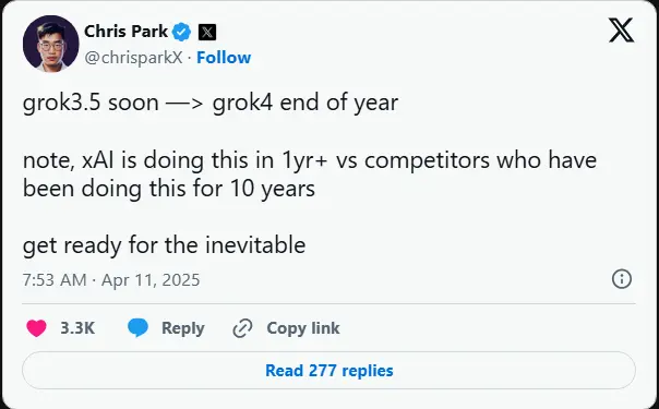 xAI 即将推出 Grok 系列重大更新:Grok 3.5、语音视觉功能与更多新特性