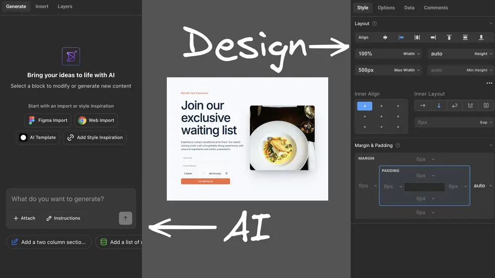 Builder.io推出Visual Editor 3.0:用 AI 将 UI 设计一键转化为交互式应用,重塑开发流程
