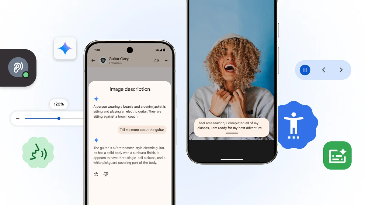 谷歌推出全新AI与无障碍功能,助力Android和Chrome用户体验升级