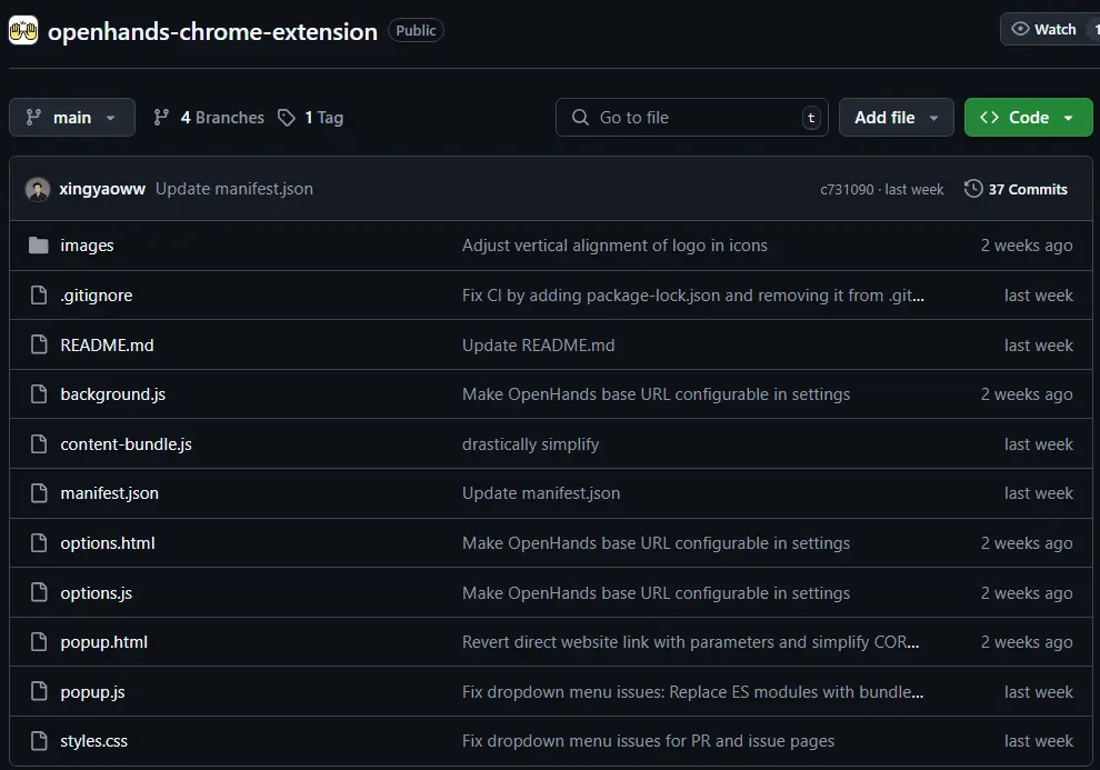 OpenHands GitHub Launcher 
