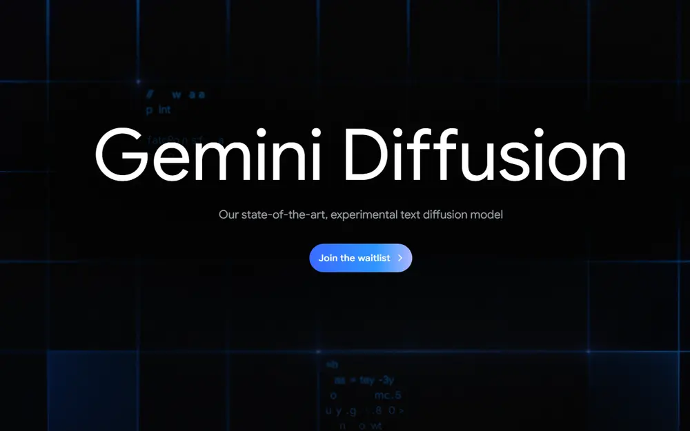 谷歌新研究模型 Gemini Diffusion：用扩散模型重新定义文本生成