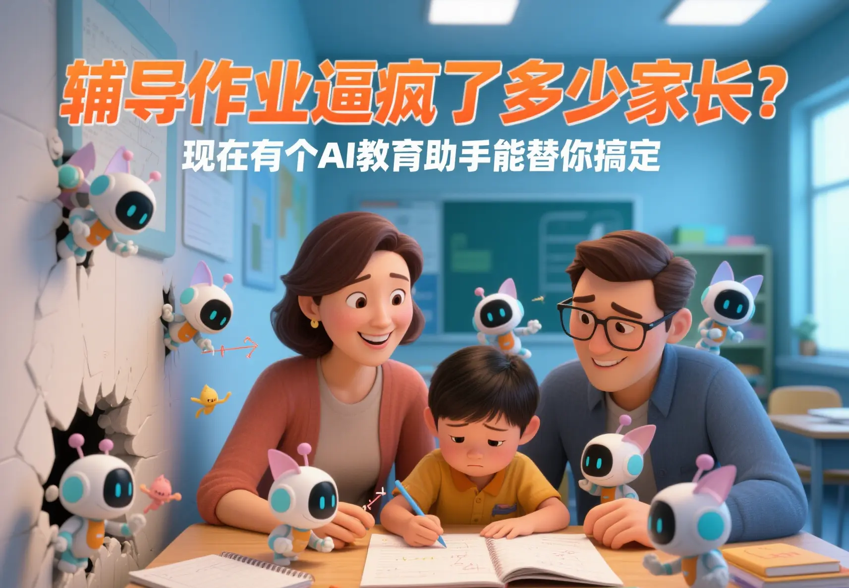 辅导作业逼疯了多少家长?AI教育助手VideoTutor帮你轻松搞定