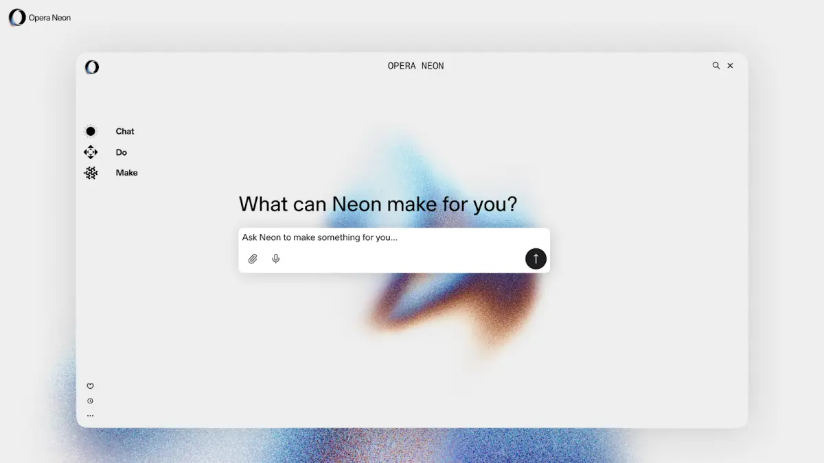 Opera 推出 AI 新浏览器Opera Neon：能聊天、执行任务、还能帮你写网站和游戏？