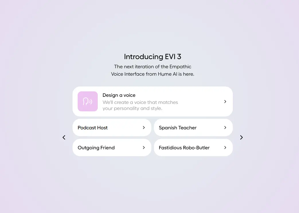 Hume 推出新一代情感语音模型 EVI 3,让 AI 更懂你的情绪