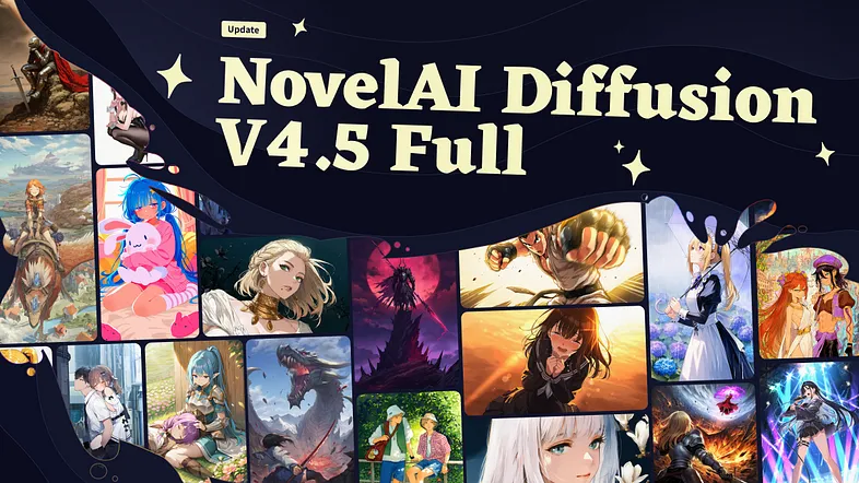 NovelAI Diffusion V4.5 完整版发布，图像质量全面提升
