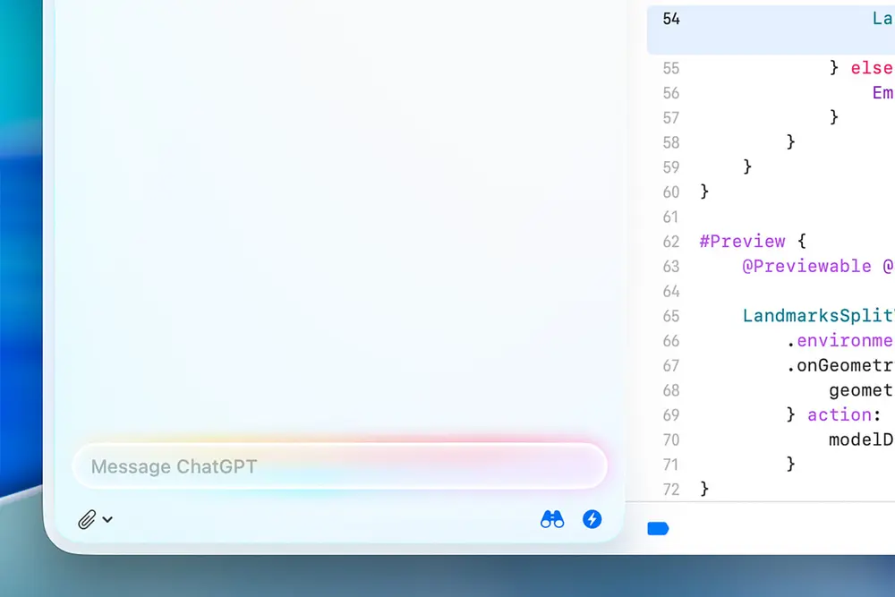 苹果拥抱AI编程:Xcode 26支持ChatGPT与多模型接入