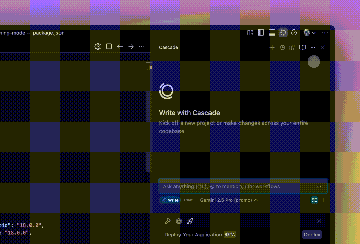 Windsurf 推出Windsurf 浏览器，让 AI 理解你的一切操作