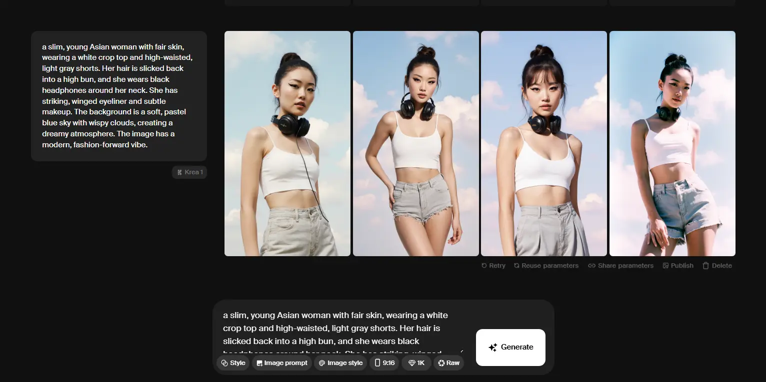 Krea 1 图像模型公测现已对所有用户开放