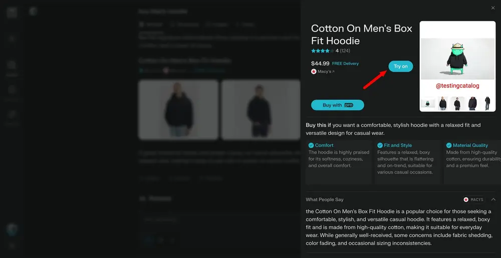 Perplexity 开发 AI 试穿功能,助力在线购物“所见即所得”
