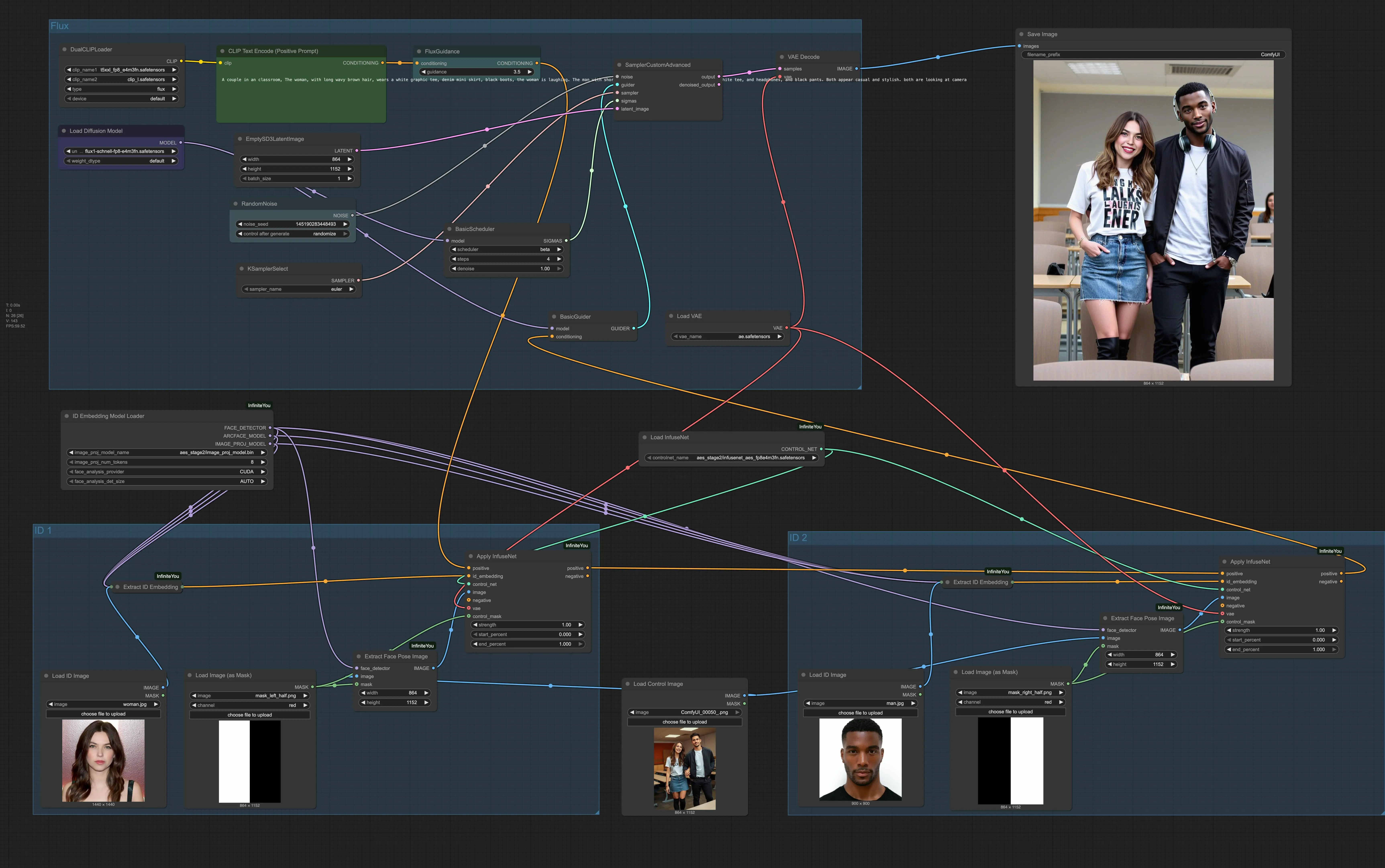 字节跳动发布 InfiniteYou官方 ComfyUI 插件ComfyUI_InfiniteYou