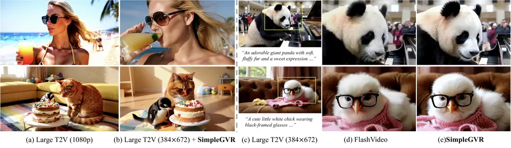 SimpleGVR:轻量高效视频超分辨率模型,让低清视频也能高清呈现