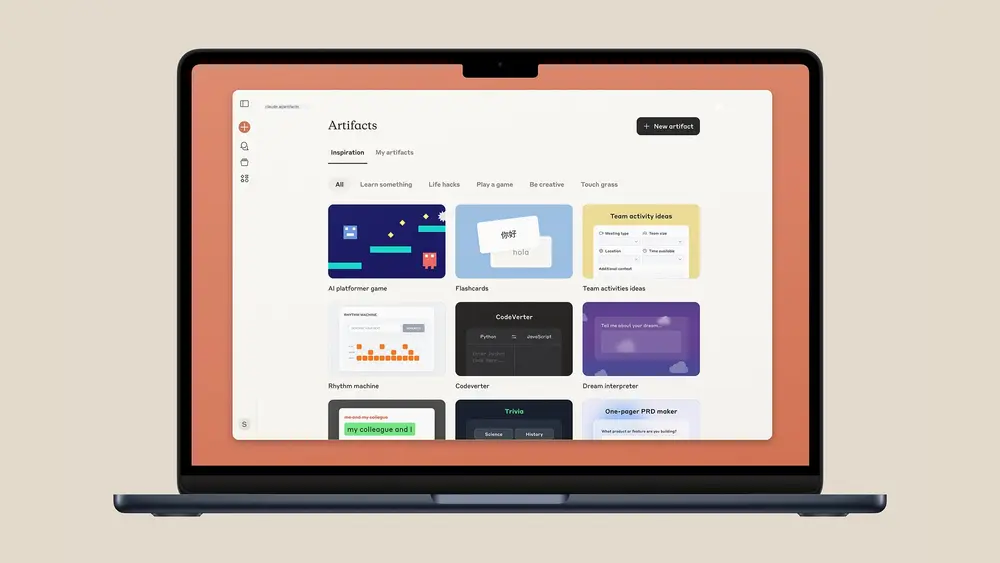 Claude在聊天机器人中新增应用构建功能，支持自然语言编码和实时预览