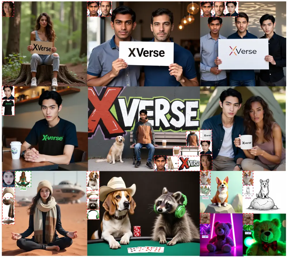 字节跳动提出的新一代多主体可控图像生成模型XVerse