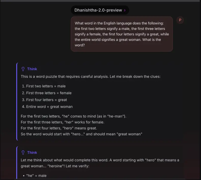 HelpingAI 团队推出全球首个支持“中间思维”的AI模型Dhanishtha-2.0