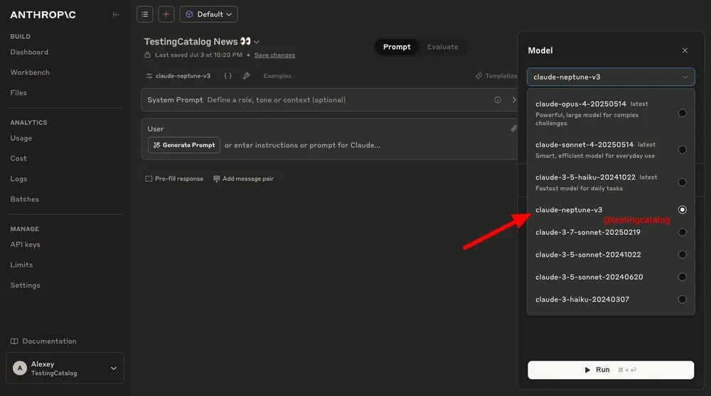 红队提前接入 Niptune v3，预示新一代 Claude 模型即将发布