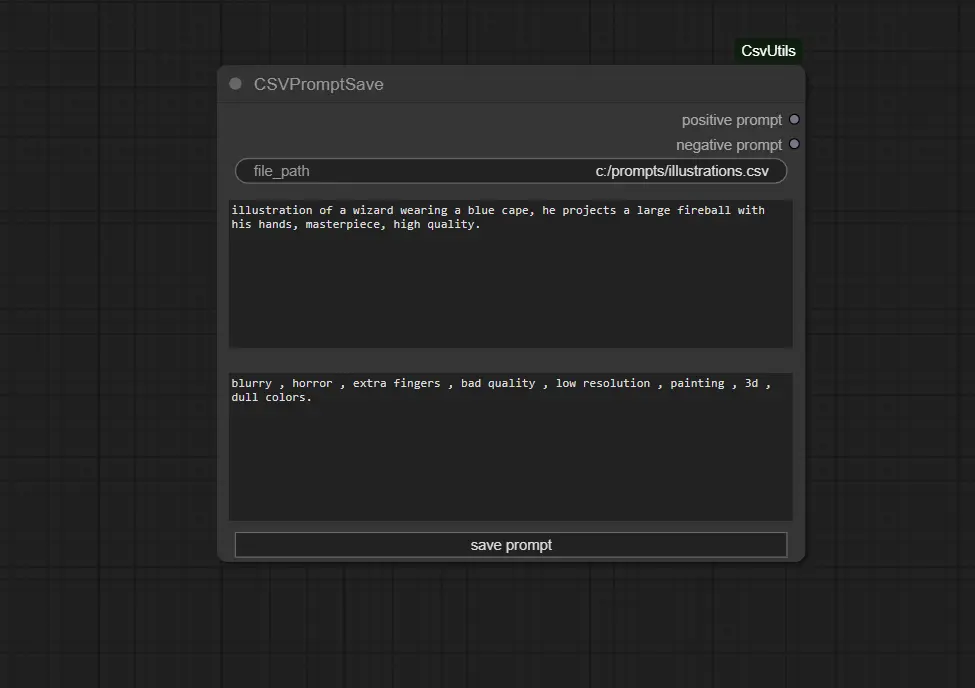 ComfyUI-CsvUtils:高效管理提示词与CSV数据的实用插件