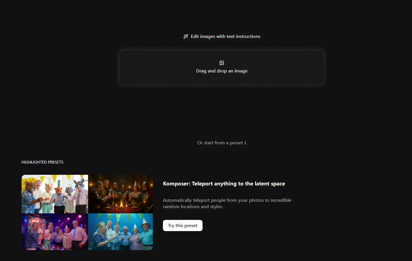 黑森林团队推出 Kontext Komposer：用预设指令降低图像编辑门槛