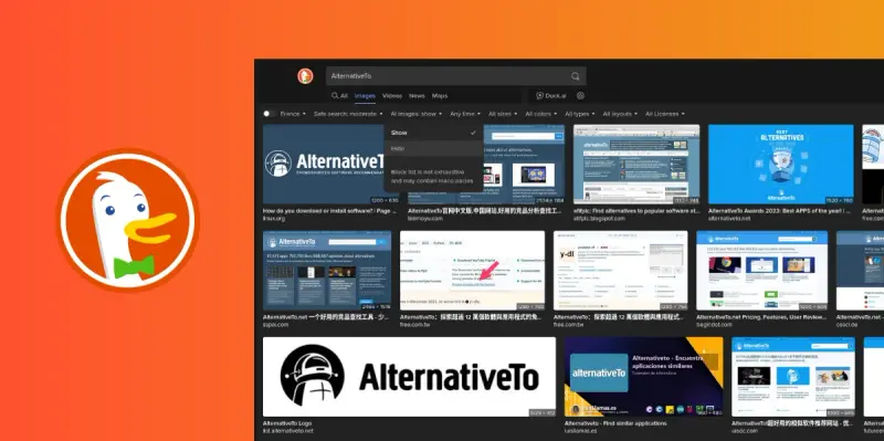 DuckDuckGo 引入新选项以过滤搜索结果中的 AI 生成图像