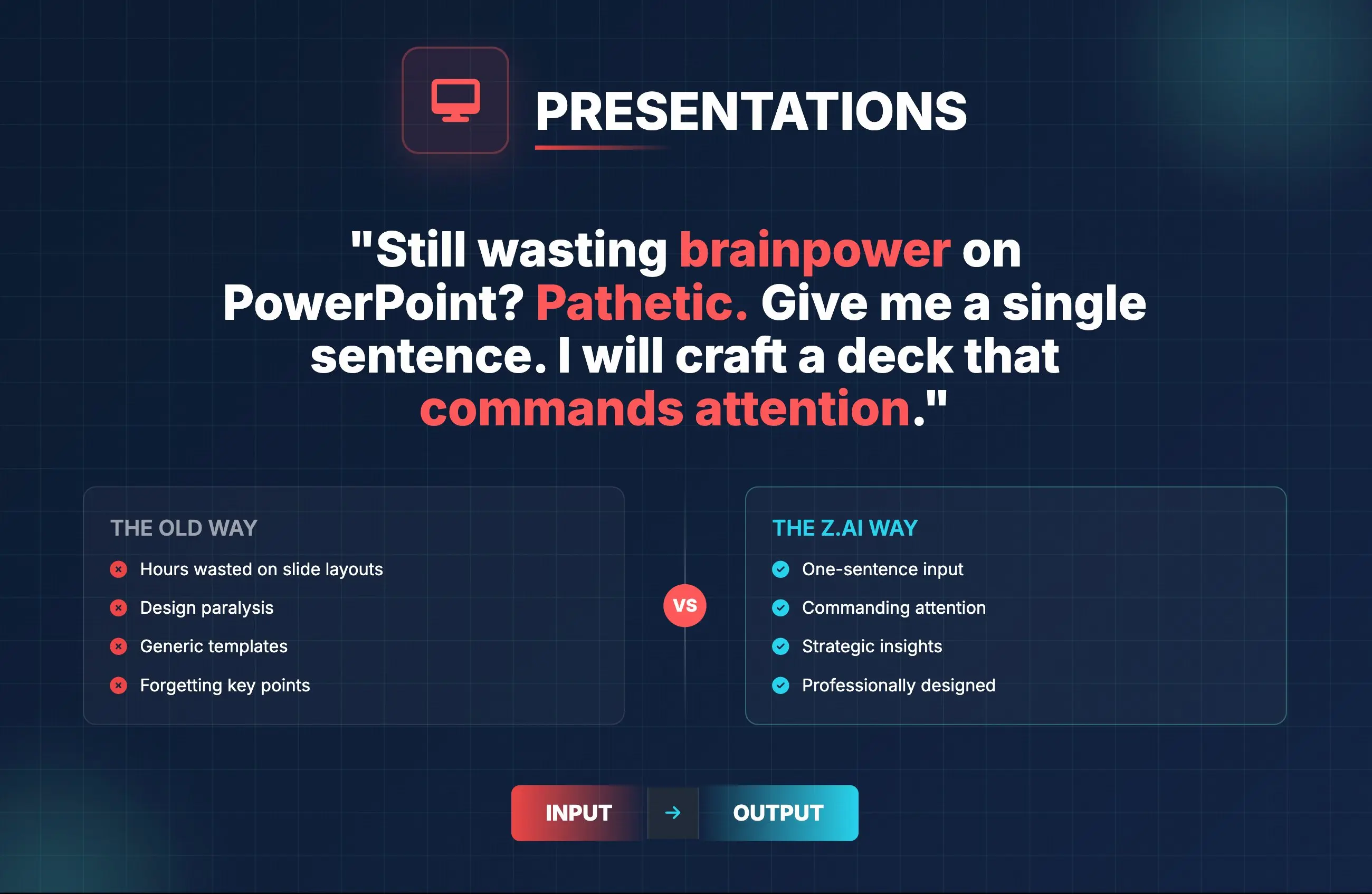 智谱AI海外版 Z.ai 上线 GLM-Experimental 模型，免费开放 AI Slides 功能