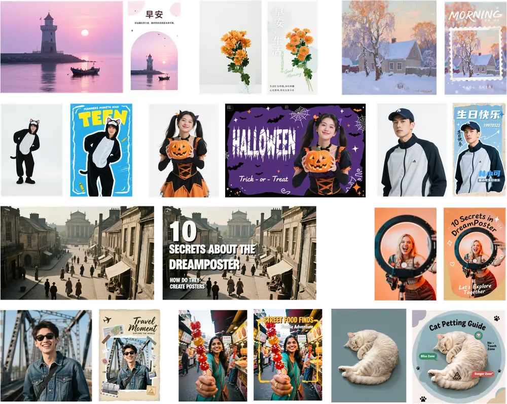 字节跳动 & 复旦大学联合提出智能海报生成新框架 DreamPoster