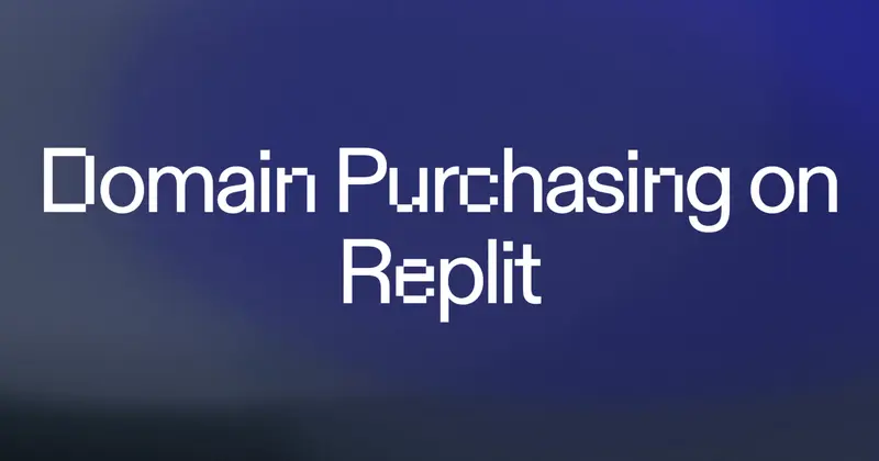 Replit新增域名购买功能，支持即时设置和一键配置