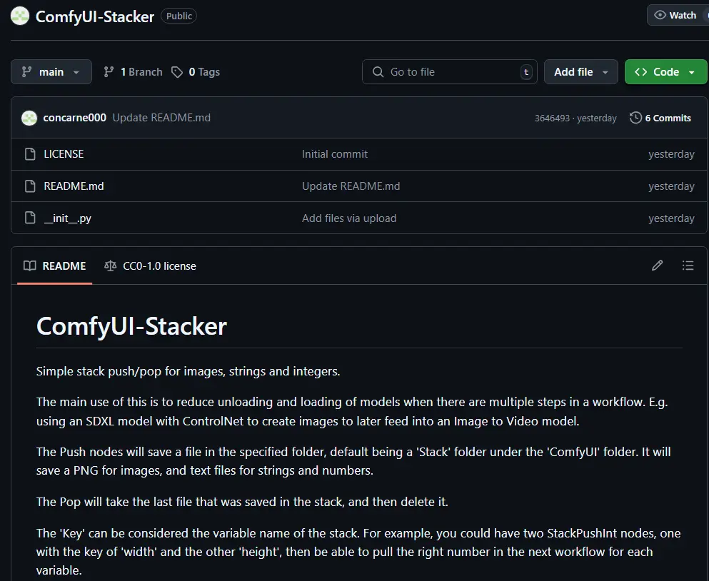 ComfyUI-Stacker:简化多步骤图像处理流程的堆栈工具