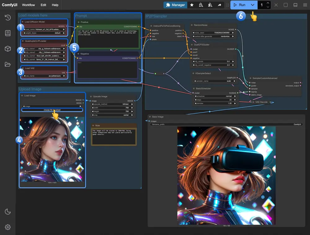 ComfyUI 原生支持!HiDream-E1 与 E1.1 图像编辑工作流详解