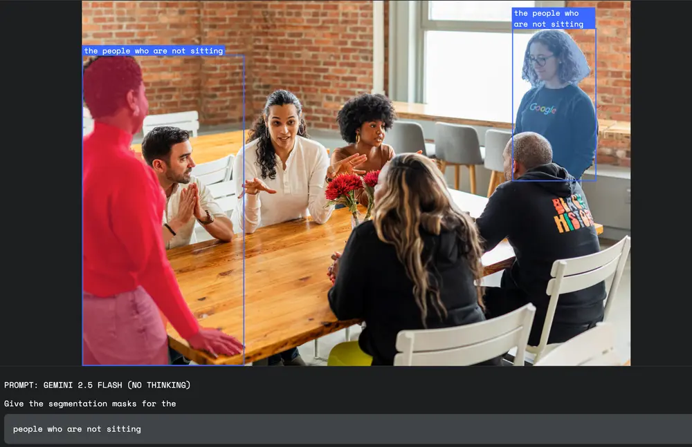 Gemini 2.5 实现对话式图像分割，用语言精准“圈出”图像中的目标