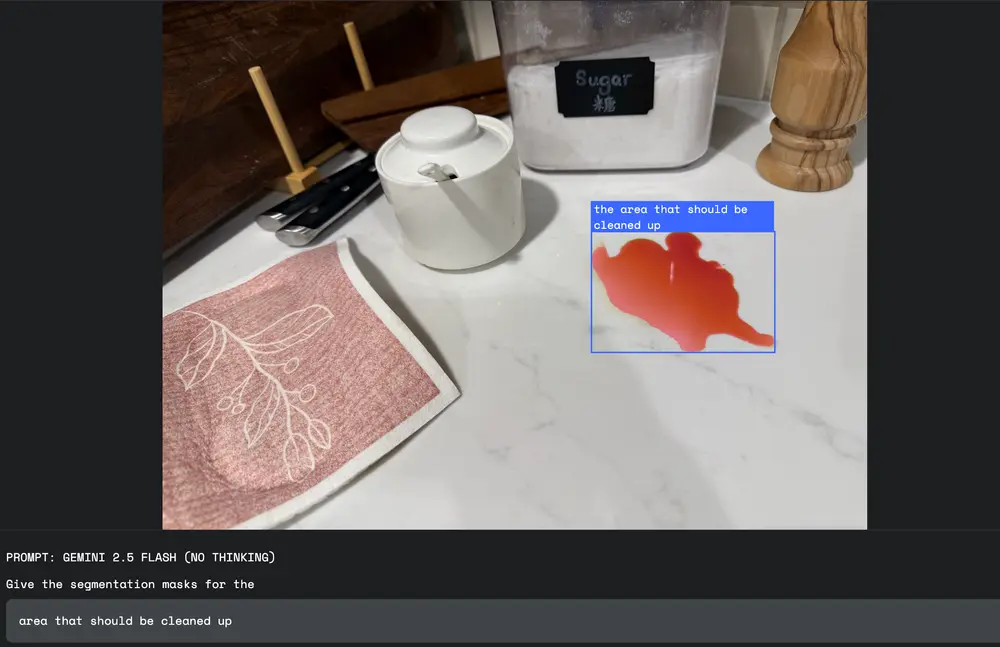 Gemini 2.5 实现对话式图像分割，用语言精准“圈出”图像中的目标