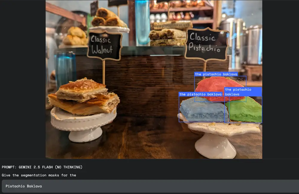 Gemini 2.5 实现对话式图像分割，用语言精准“圈出”图像中的目标