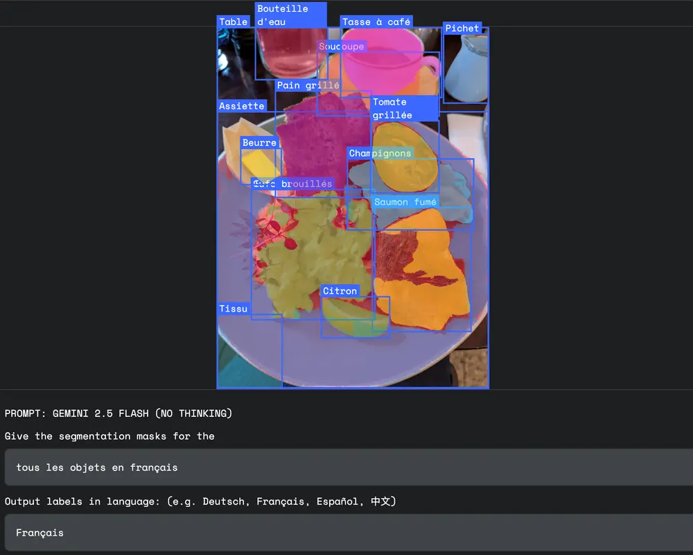 Gemini 2.5 实现对话式图像分割，用语言精准“圈出”图像中的目标
