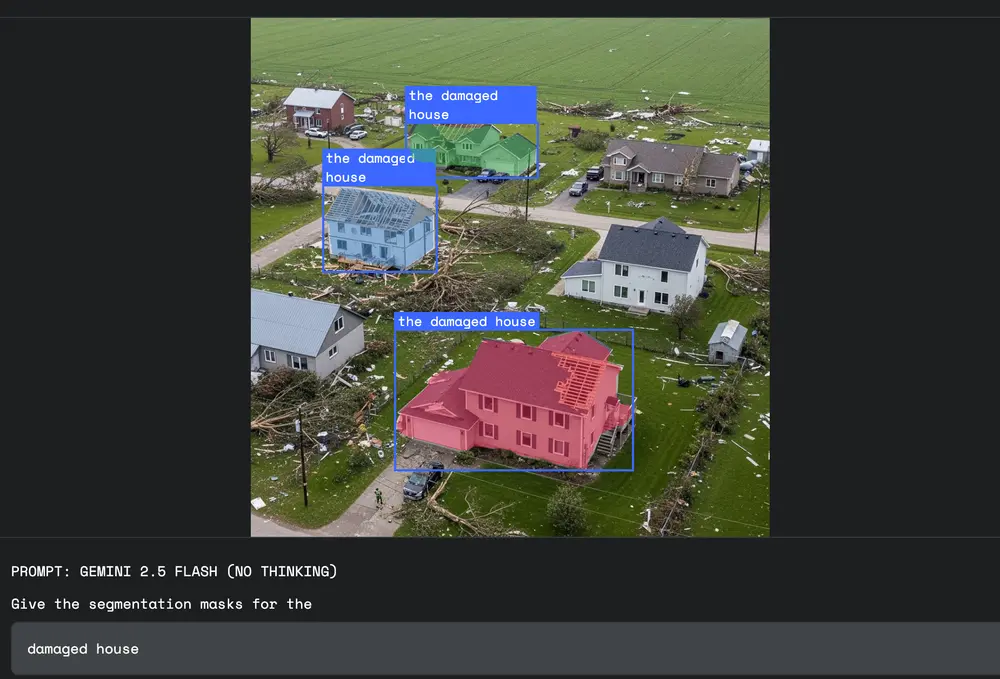 Gemini 2.5 实现对话式图像分割，用语言精准“圈出”图像中的目标