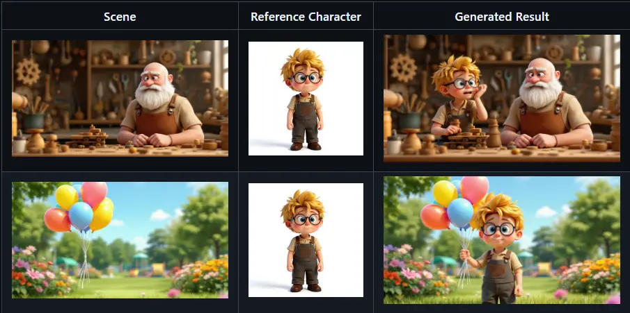 Flux Omini Kontext：基于 3D RoPE 的参考图像编辑框架